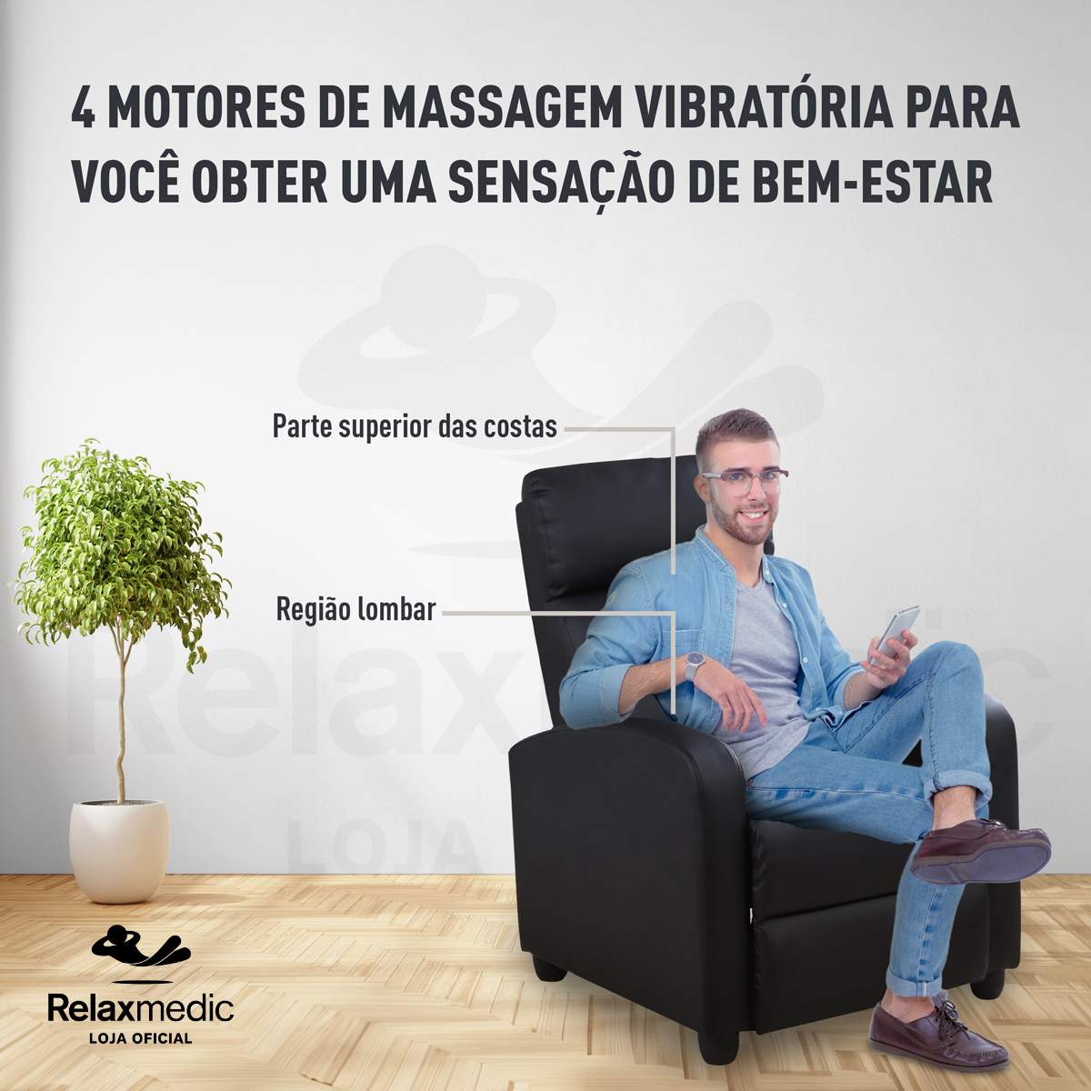 Poltrona Massageadora Royal Comfort