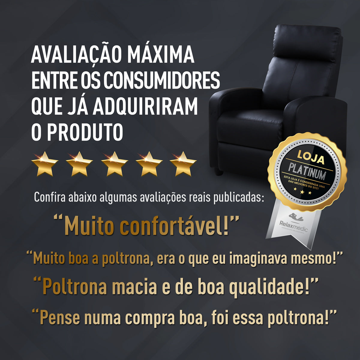 Poltrona Massageadora Royal Comfort