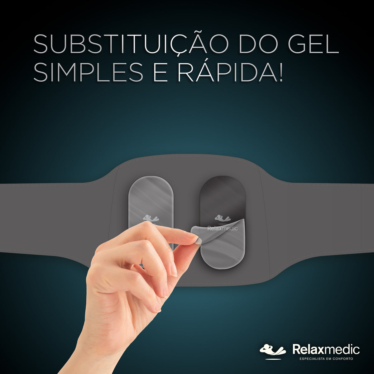 Gel Reposição Eletroestimulador Muscula Multiuso Power Relax