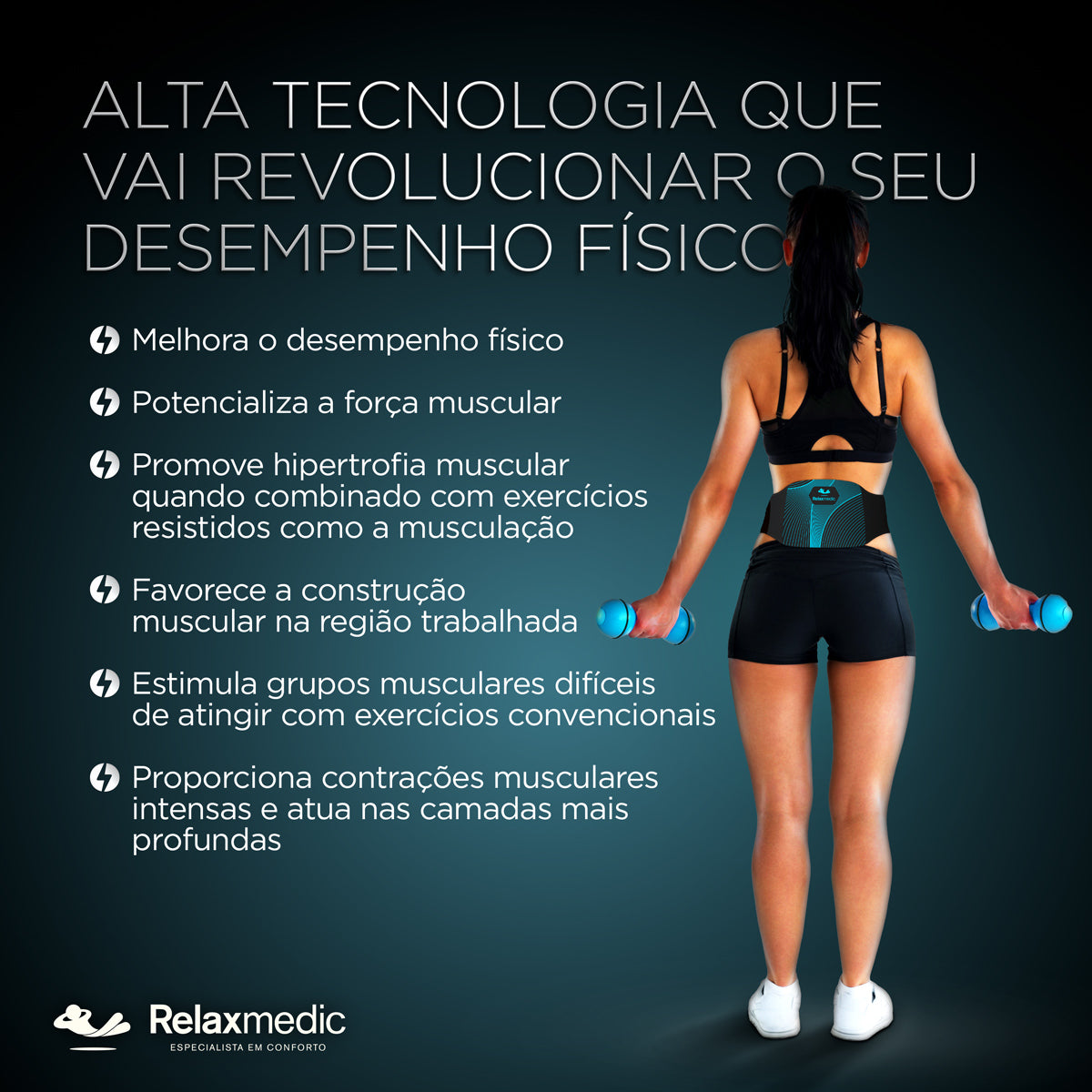 Eletroestimulador Muscular Costas Power Relax