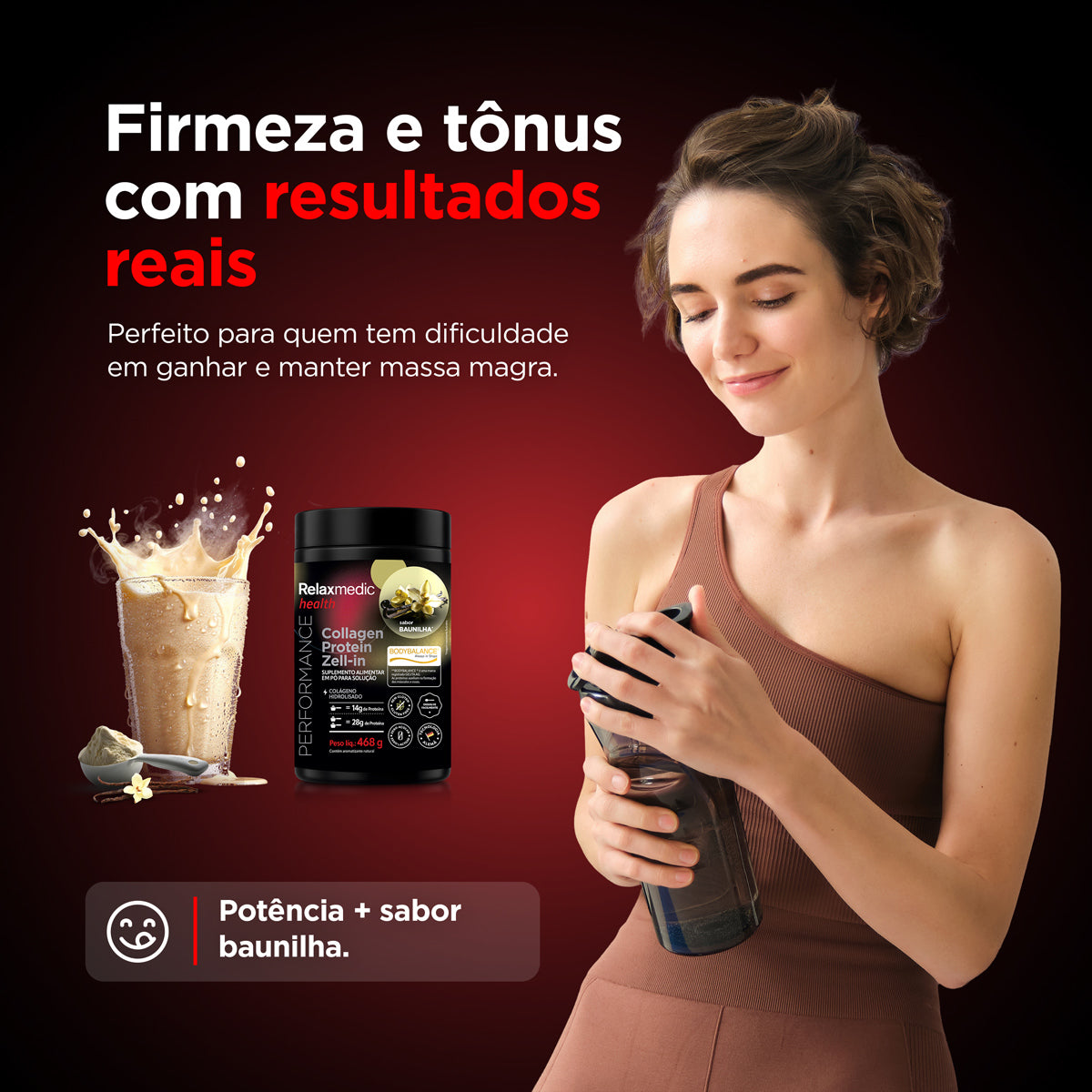 Collagen Protein Zell-In Baunilha