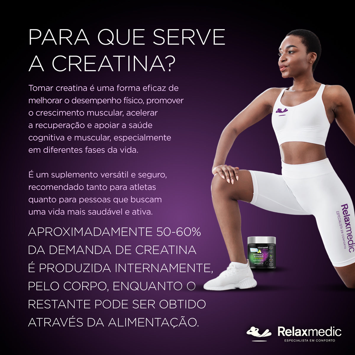 Creatina Balance Cápsula 30 Comprimidos