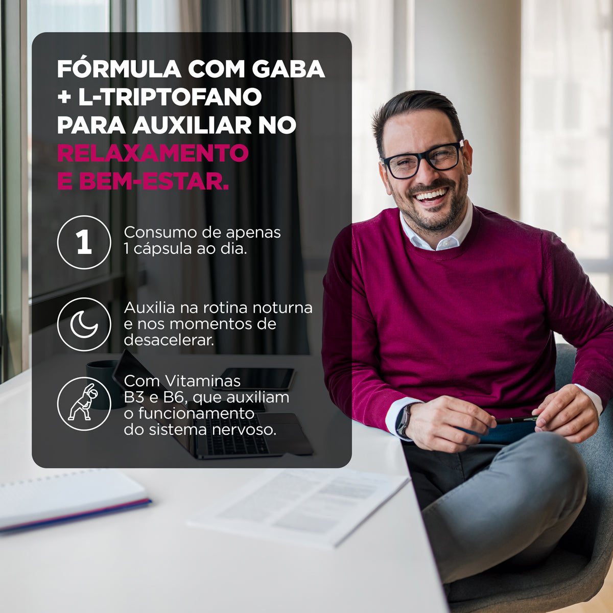 Gabyn Suplemento Alimentar 30 Cápsulas