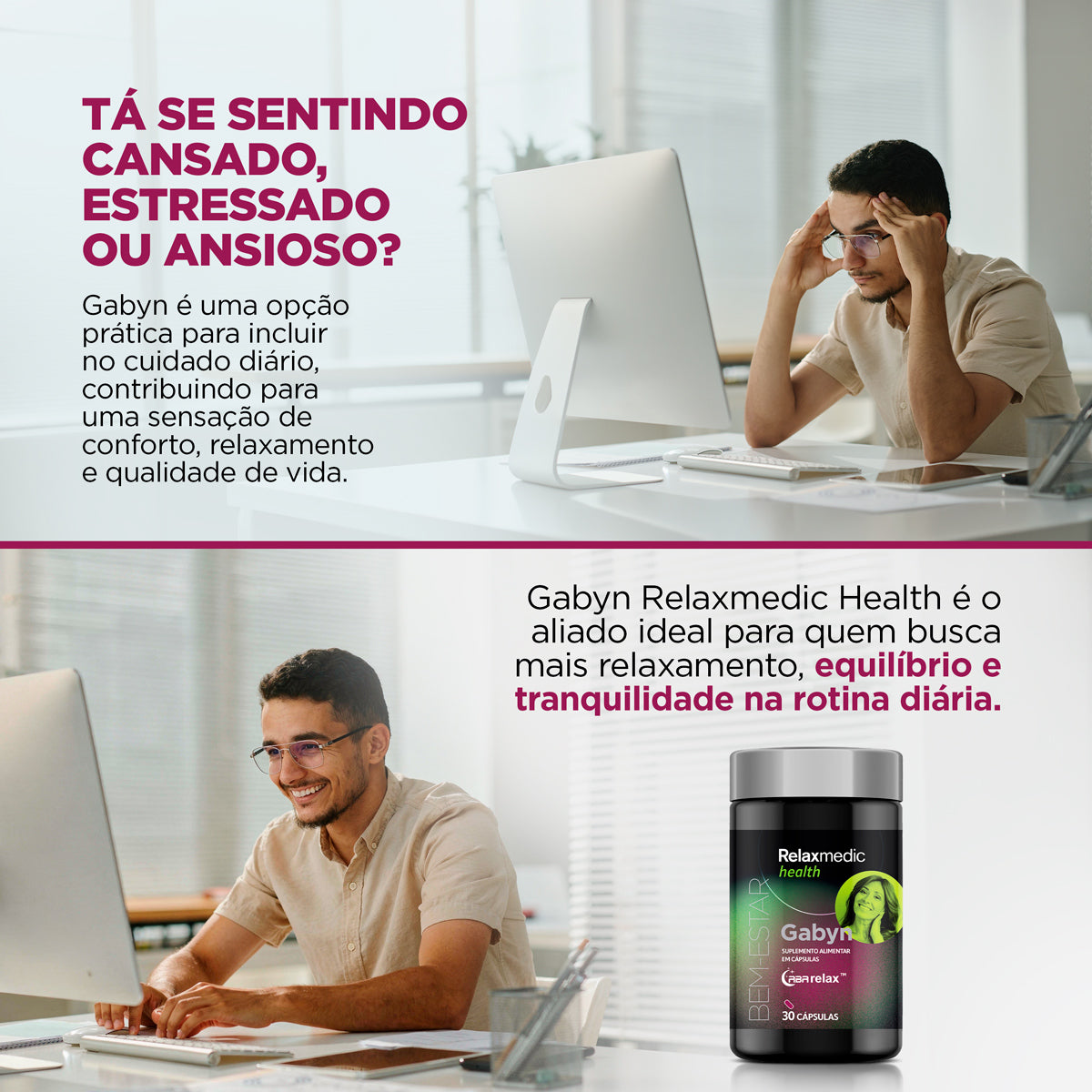 Gabyn Suplemento Alimentar 30 Cápsulas