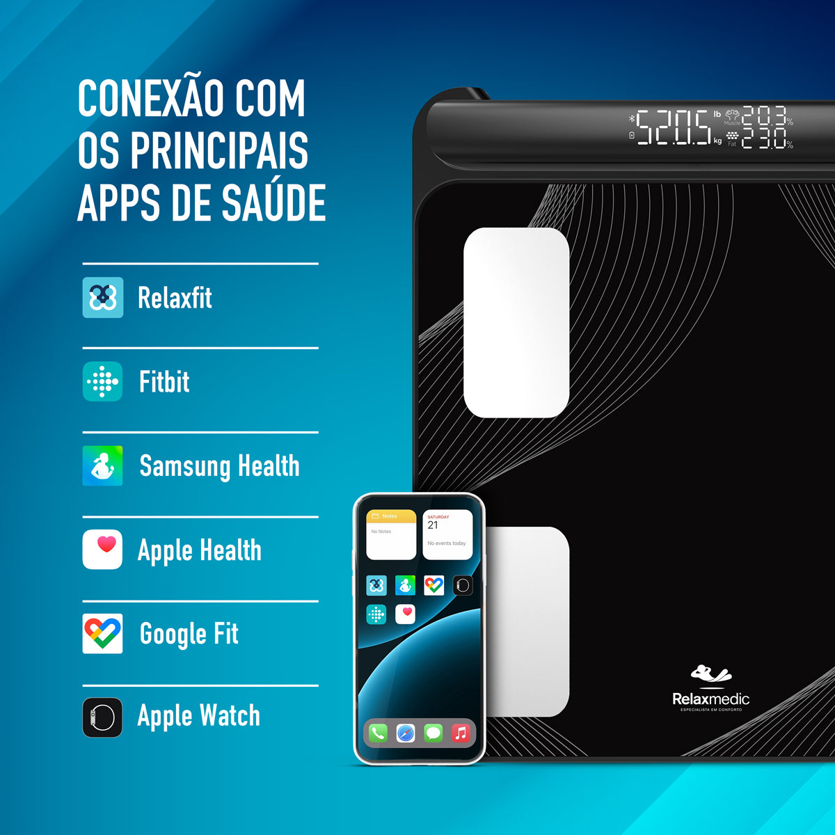 Balança de Bioimpedância Digital Biolife