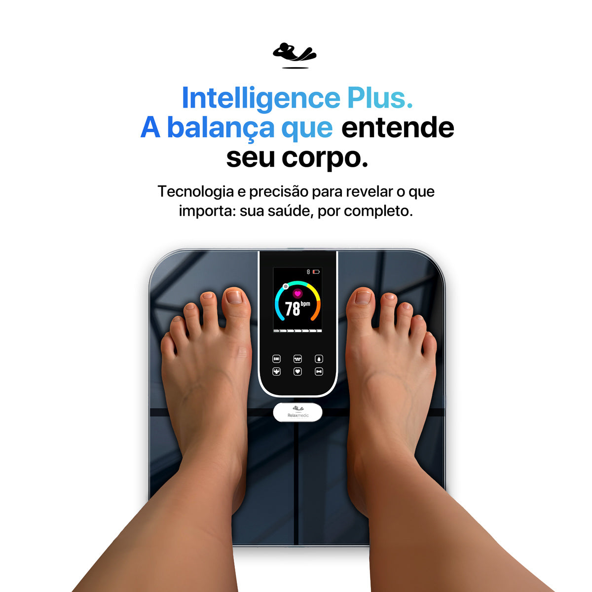 Balança Digital de Bioimpedância Intelligence Plus