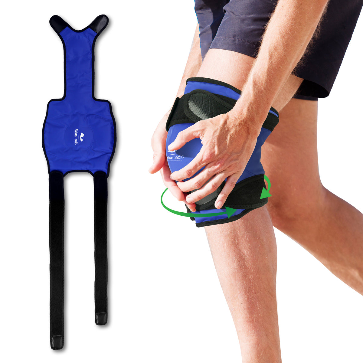Bolsa Térmica Gel Full Joelho Azul - Relax Medic