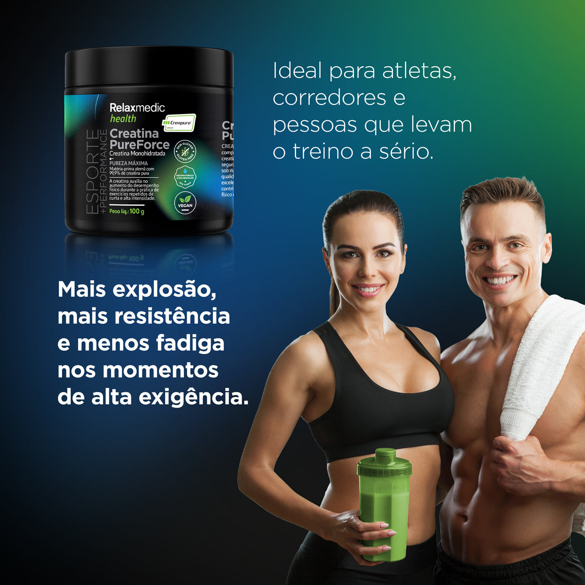 Creatina Pure Force com Creapure® 100g