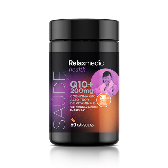 Coenzima Q10+ 200 mg Com Vitamina E - 60 Cápsulas