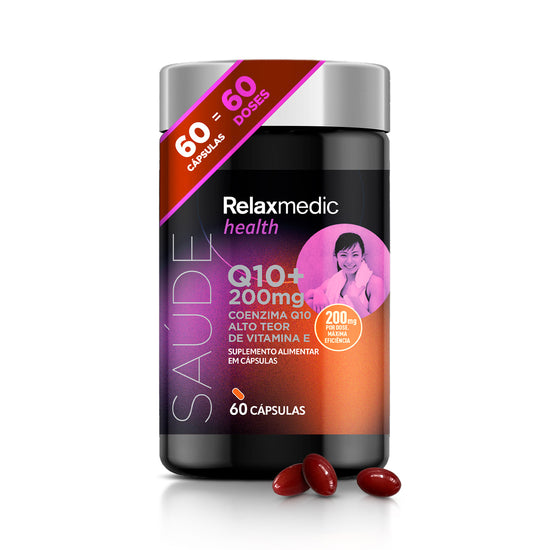 Coenzima Q10+ 200 mg Com Vitamina E - 60 Cápsulas