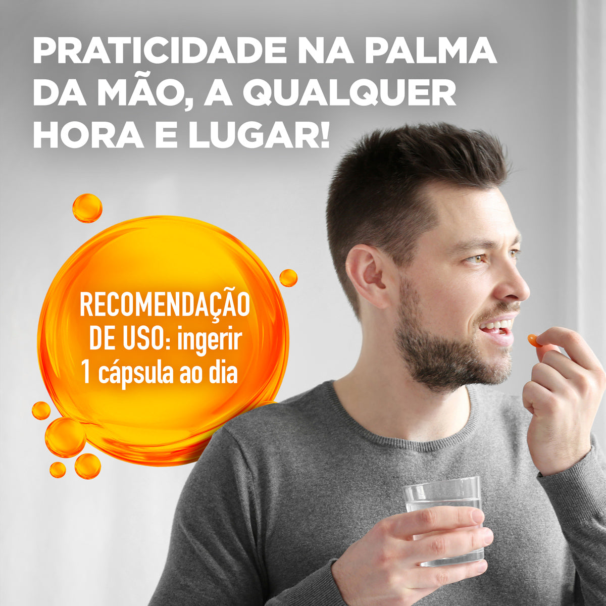 Coenzima Q10+ 200 mg Com Vitamina E - 60 Cápsulas