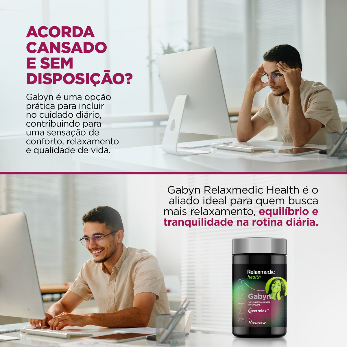 Gabyn Suplemento Alimentar 30 Cápsulas
