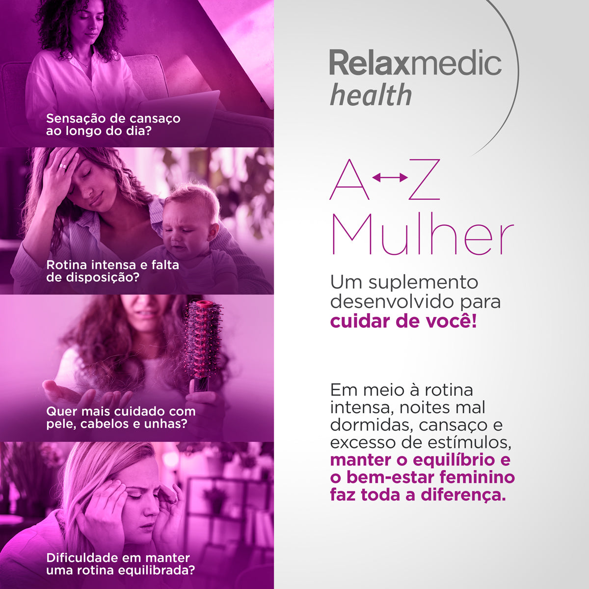 A-Z Mulher Vitaminas e Minerais com Omega 3 60 Capsulas