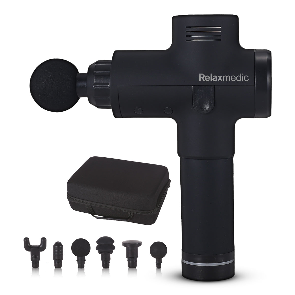 Pistola Massageadora Profissional Deep Therapy Cinza