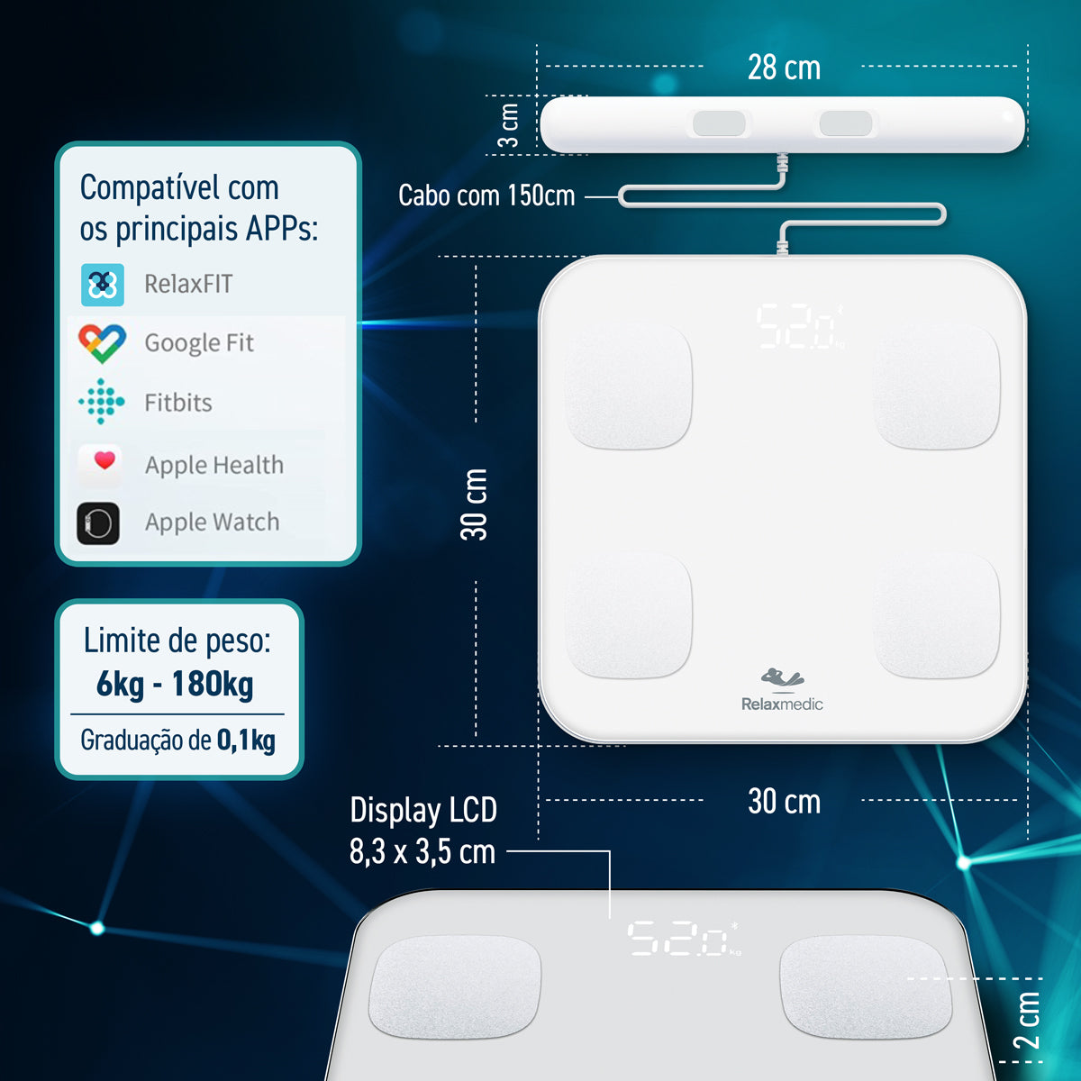 Balança de Bioimpedância Digital App