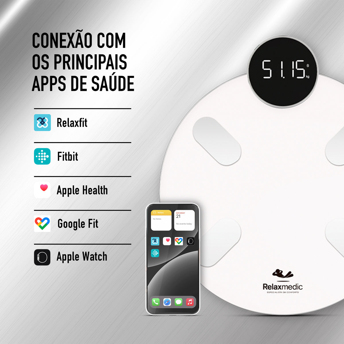 Balança de Bioimpedância Digital Biofit