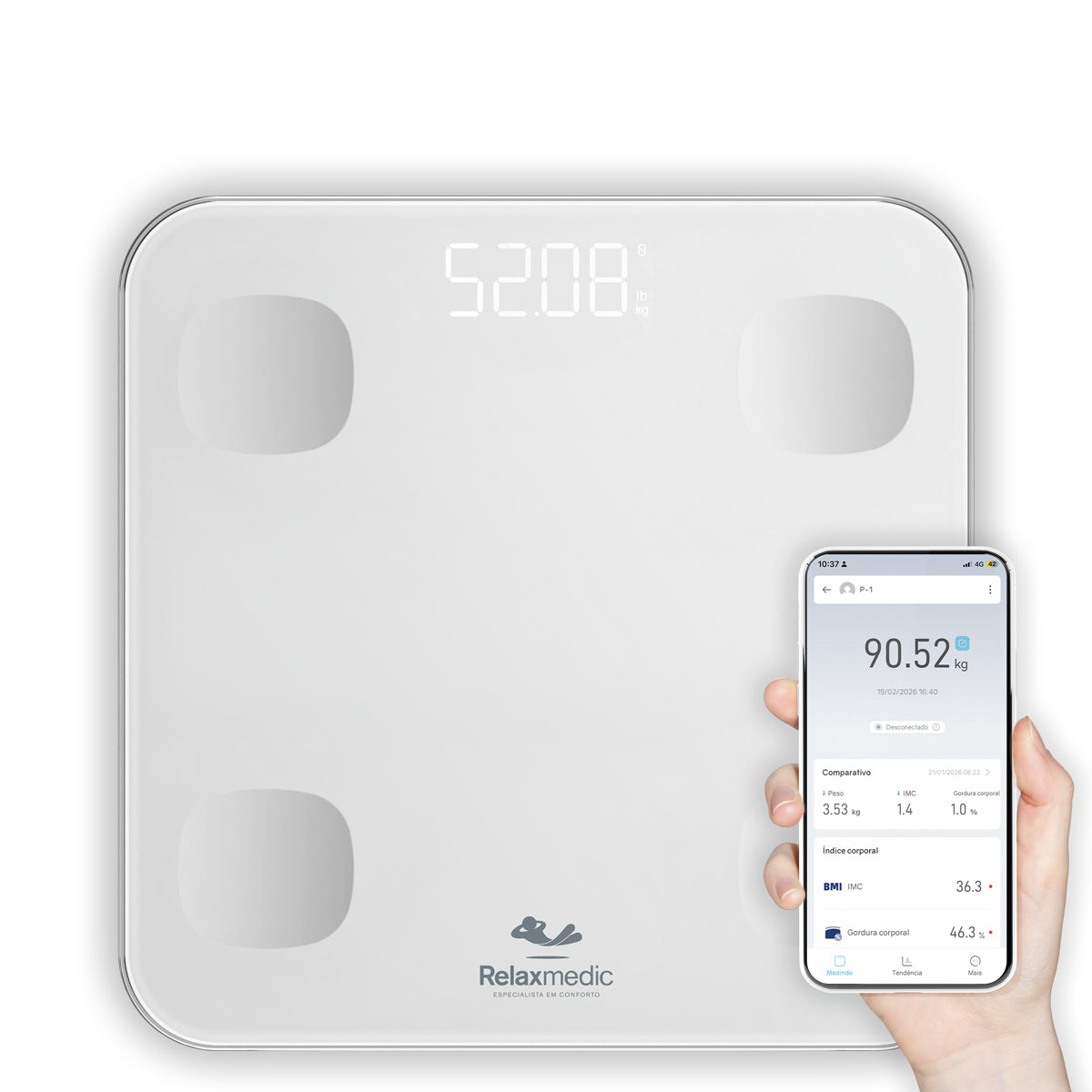 Balança de Bioimpedância Go Balance