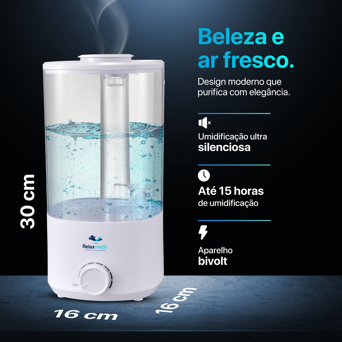 Umidificador Ayro 3L Branco