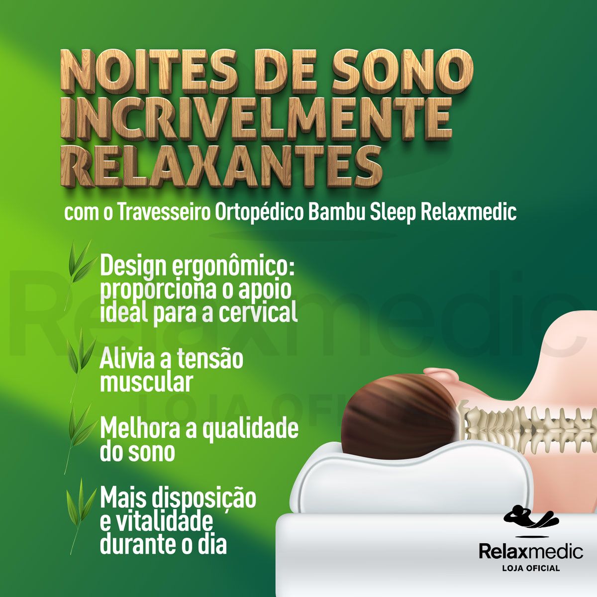 Kit 2 Travesseiros Bambu Dr Coluna