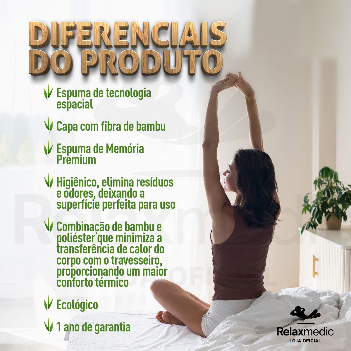 Kit 2 Travesseiros Bambu Dr Coluna