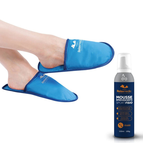 Kit Bolsa Térmica Pantufa + Mousse Efervescente